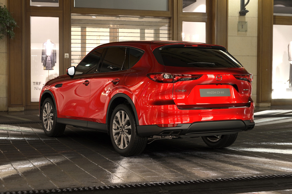 Rear Cross Side View of Mazda CX-60