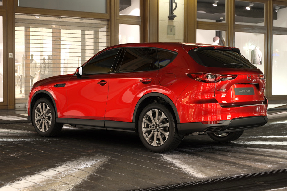 Rear Cross View of Mazda CX-60