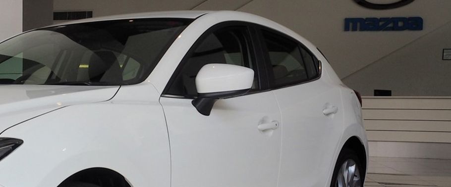 Mazda 3 Sport Drivers Side Mirror Rear Angle Mazda 3 Sport Drivers Side Mirror Rear Angle