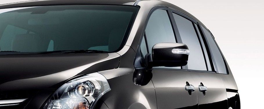 Mazda 8 Drivers Side Mirror Front Angle Mazda 8 Drivers Side Mirror Front Angle