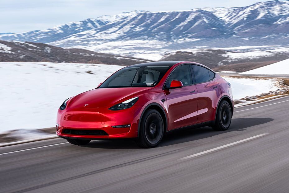 Tesla Model Y Front Cross Side View