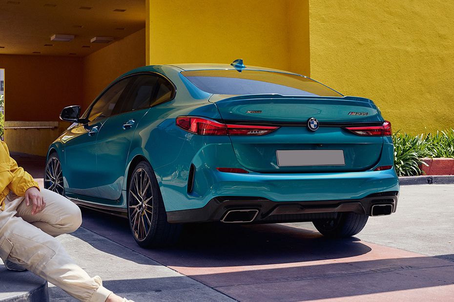 Rear Cross Side View of BMW 2 Series Gran Coupe Rear Cross Side View of BMW 2 Series Gran Coupe