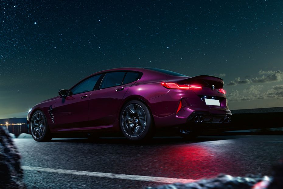 Rear Cross View of BMW M8 Gran Coupe Rear Cross View of BMW M8 Gran Coupe