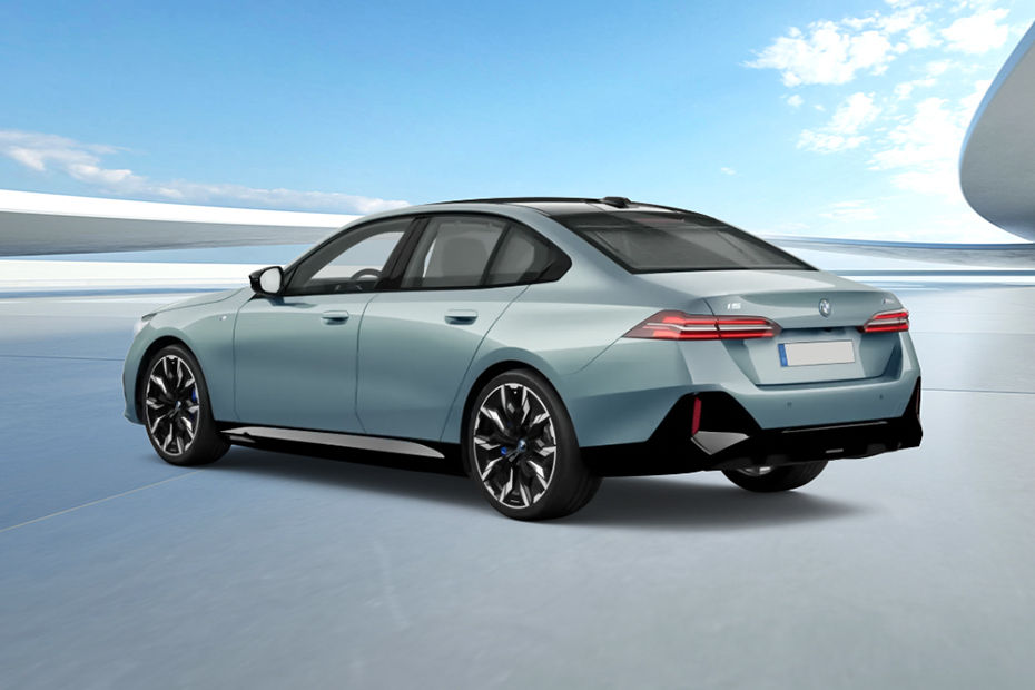 Rear Cross Side View of BMW i5 Rear Cross Side View of BMW i5