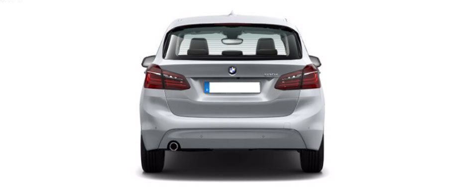 Full Rear View of BMW 2 series Active Tourer