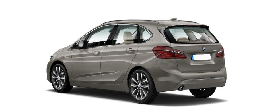 Rear Cross Side View of BMW 2 series Active Tourer