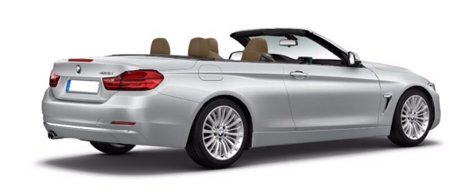 4 Series Convertible Rear angle view