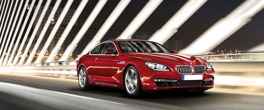 BMW 6 Series Coupe Front Cross Side View
