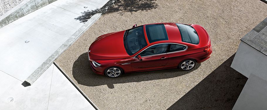 Top View of 6 Series Coupe
