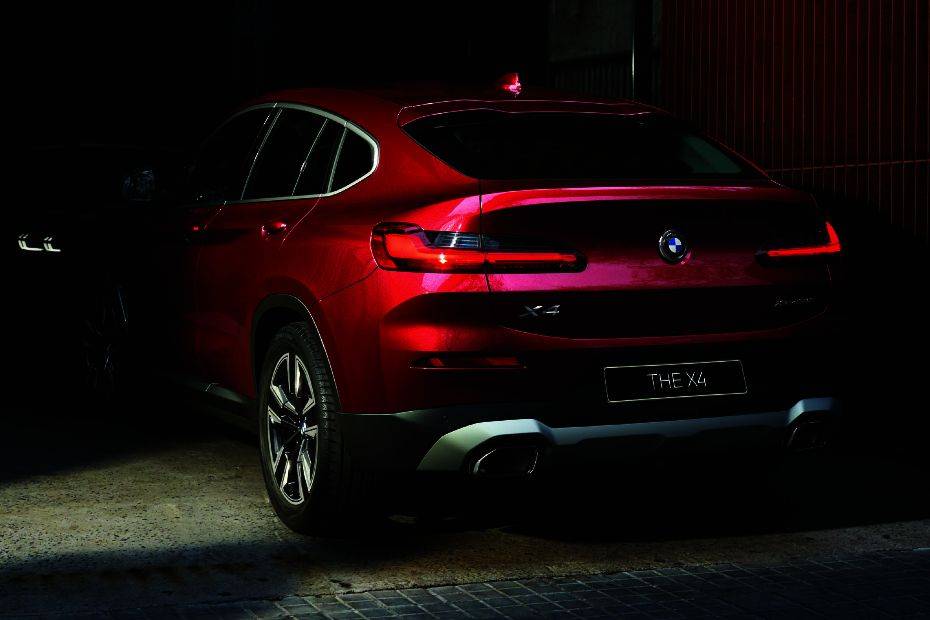 Rear Medium View of BMW X4 Rear Medium View of BMW X4
