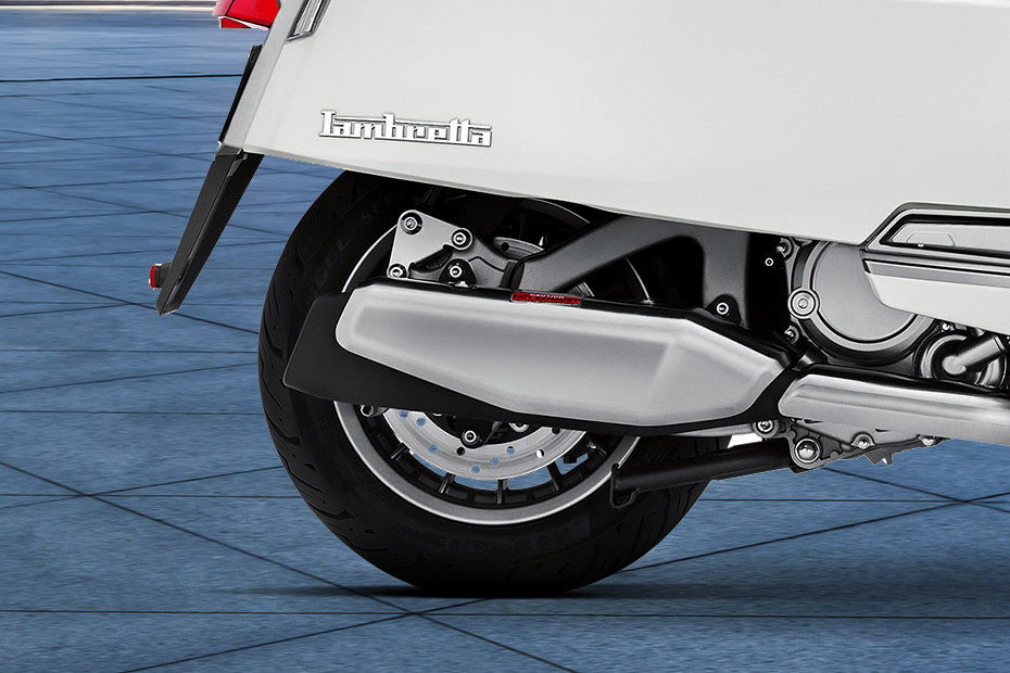 Lambretta G350 Exhaust View Lambretta G350 Exhaust View