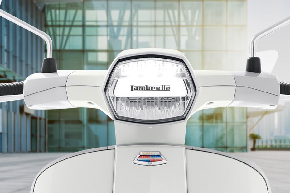 Lambretta G350 Head Light View Lambretta G350 Head Light View