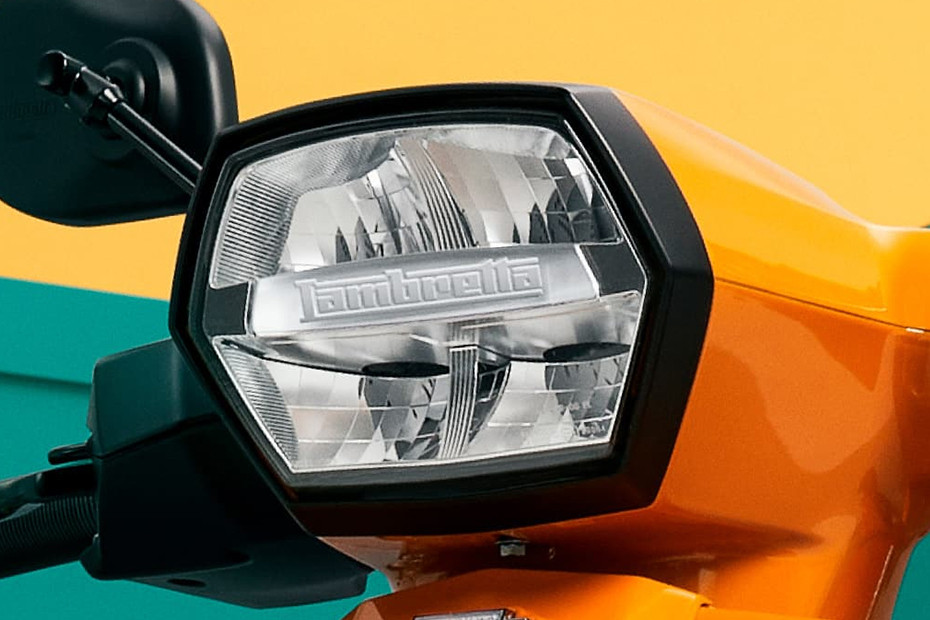 Lambretta X250 Head Light View