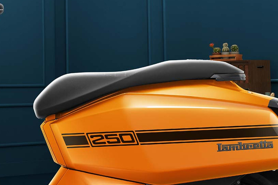 Lambretta X250 Rider Seat View