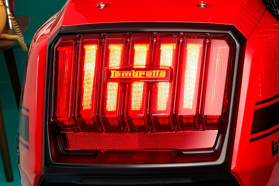 Lambretta X250 Tail Light View