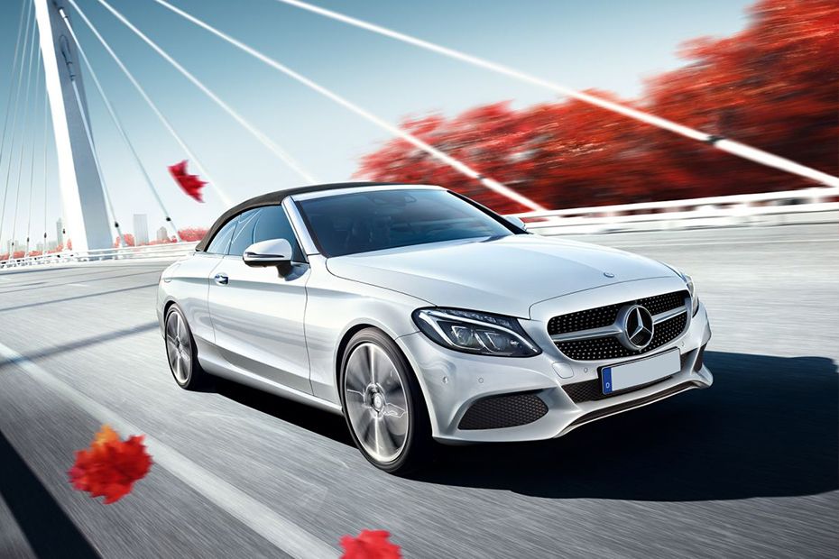 Mercedes Benz C-Class Cabriolet Front Cross Side View Mercedes Benz C-Class Cabriolet Front Cross Side View