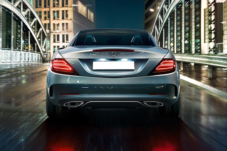Full Rear View of Mercedes Benz SLC-Class Full Rear View of Mercedes Benz SLC-Class