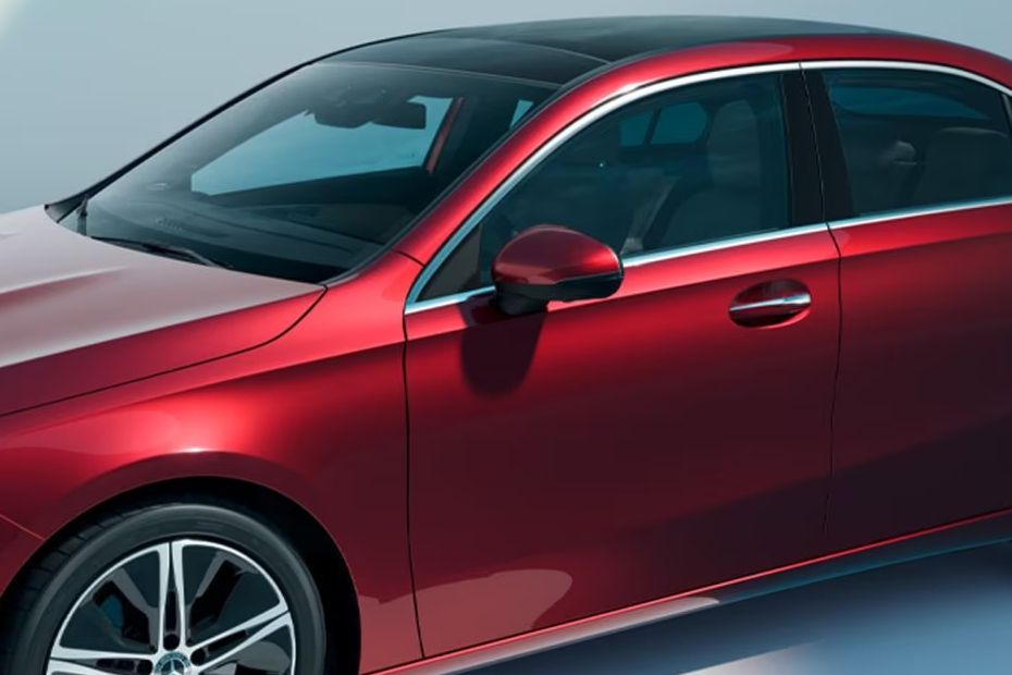 Mercedes Benz A-Class Sedan Drivers Side Mirror Front Angle Mercedes Benz A-Class Sedan Drivers Side Mirror Front Angle