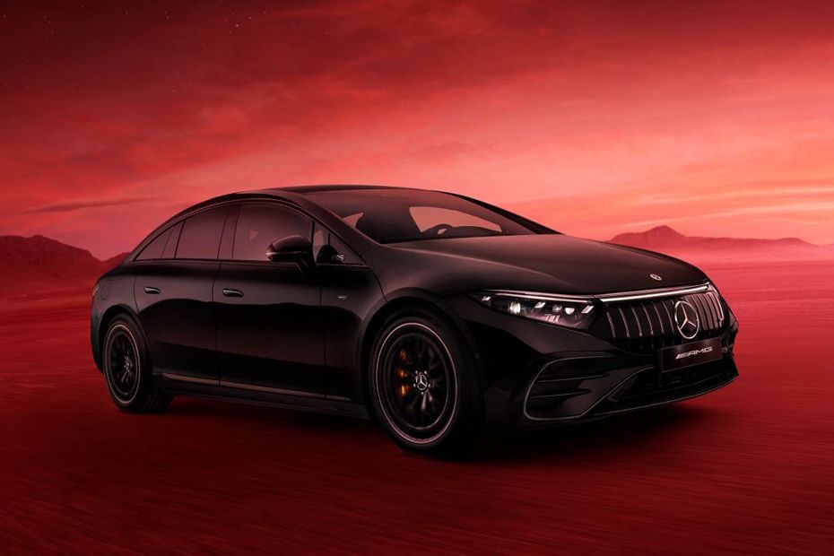 Mercedes Benz EQS Front Side View