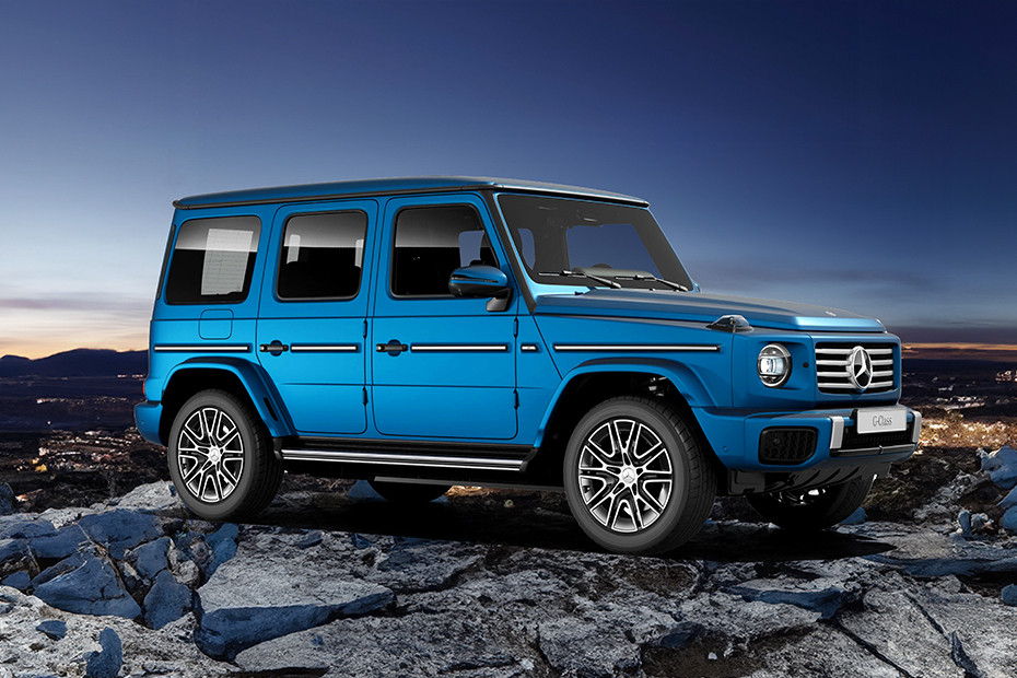 Mercedes Benz G-Class Electric Front Cross Side View