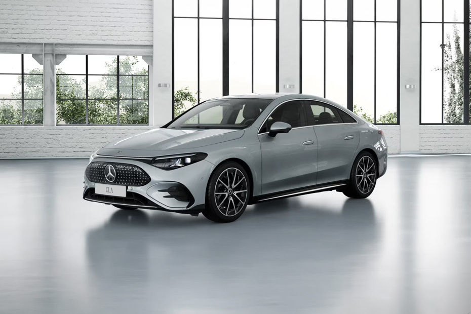 Mercedes Benz CLA Electric Front Side View