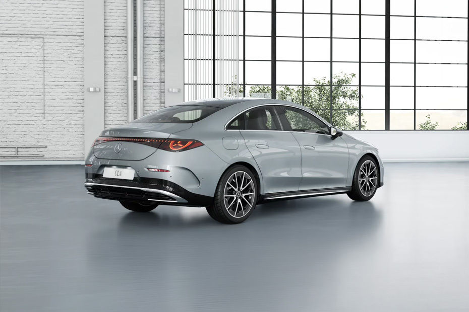 CLA Electric Rear angle view