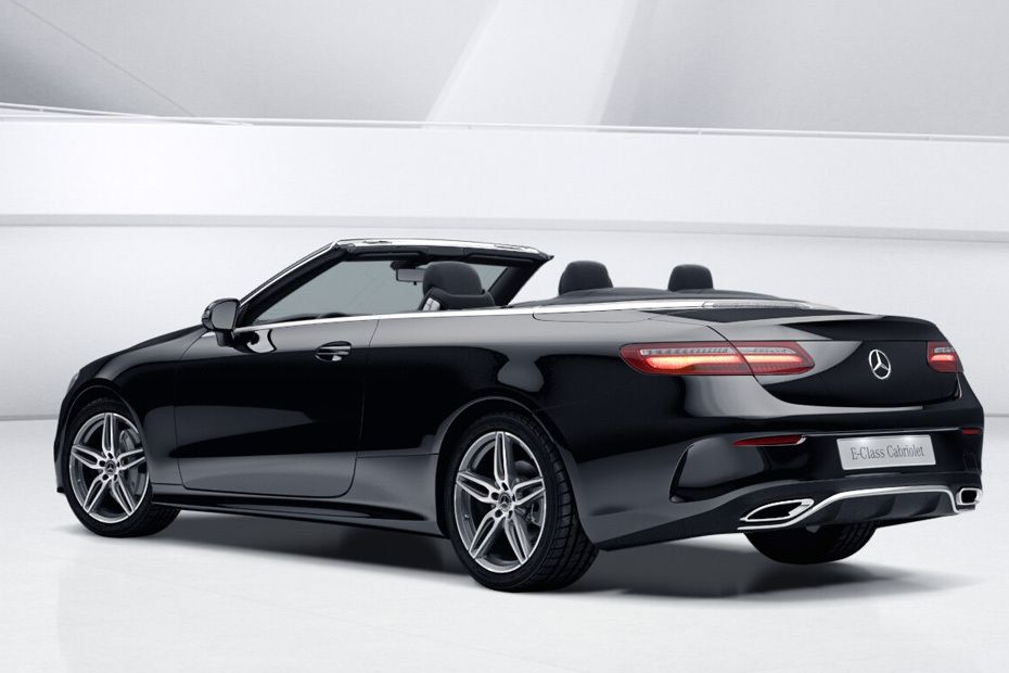 Rear Cross Side View of Mercedes Benz E-Class Cabriolet