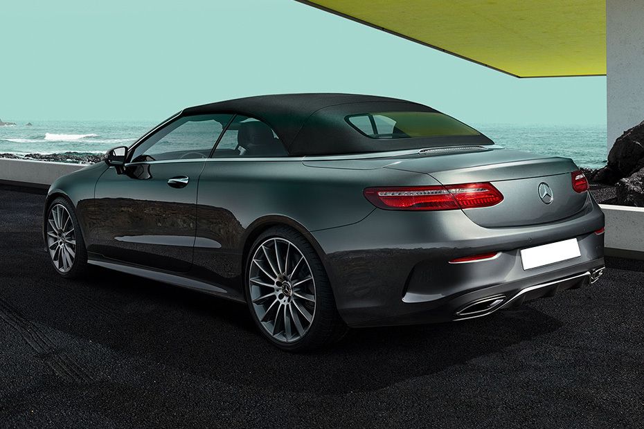 Rear Cross View of Mercedes Benz E-Class Cabriolet