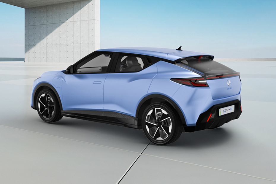 Rear Cross Side View of Perodua QV-E