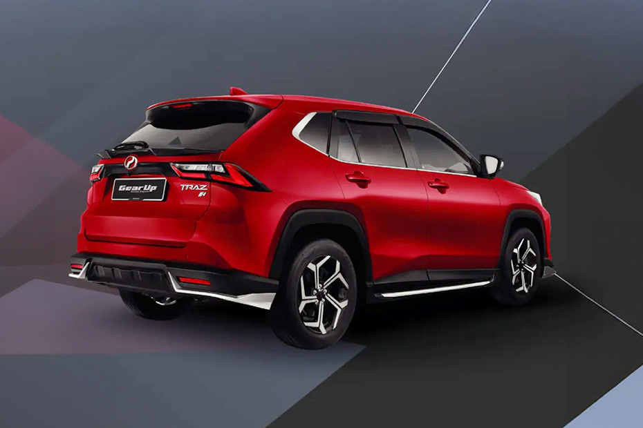 Traz Rear angle view