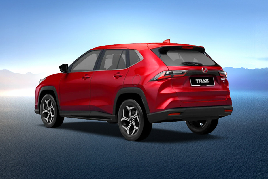 Rear Cross Side View of Perodua Traz