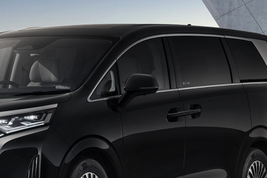 Denza D9 Drivers Side Mirror Front Angle