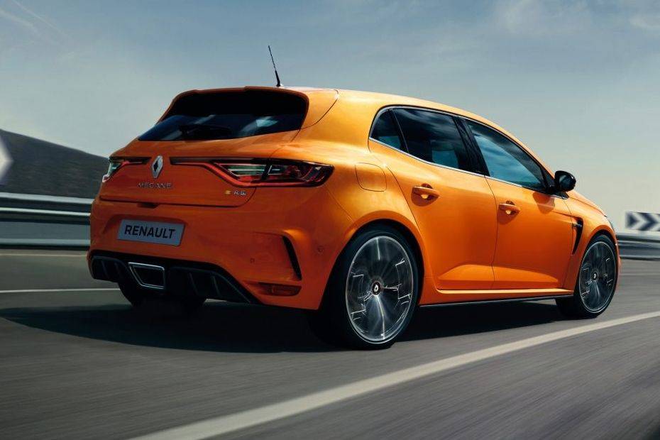 Megane RS Rear Low Angle View Megane RS Rear Low Angle View