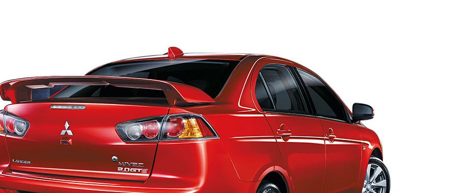 Mitsubishi Lancer Drivers Side Mirror Rear Angle