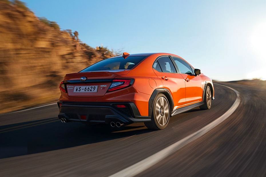 WRX Sedan Rear angle view