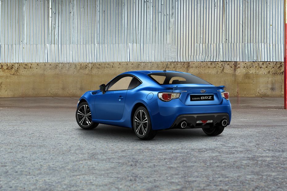 Rear Cross Side View of Subaru BRZ Rear Cross Side View of Subaru BRZ