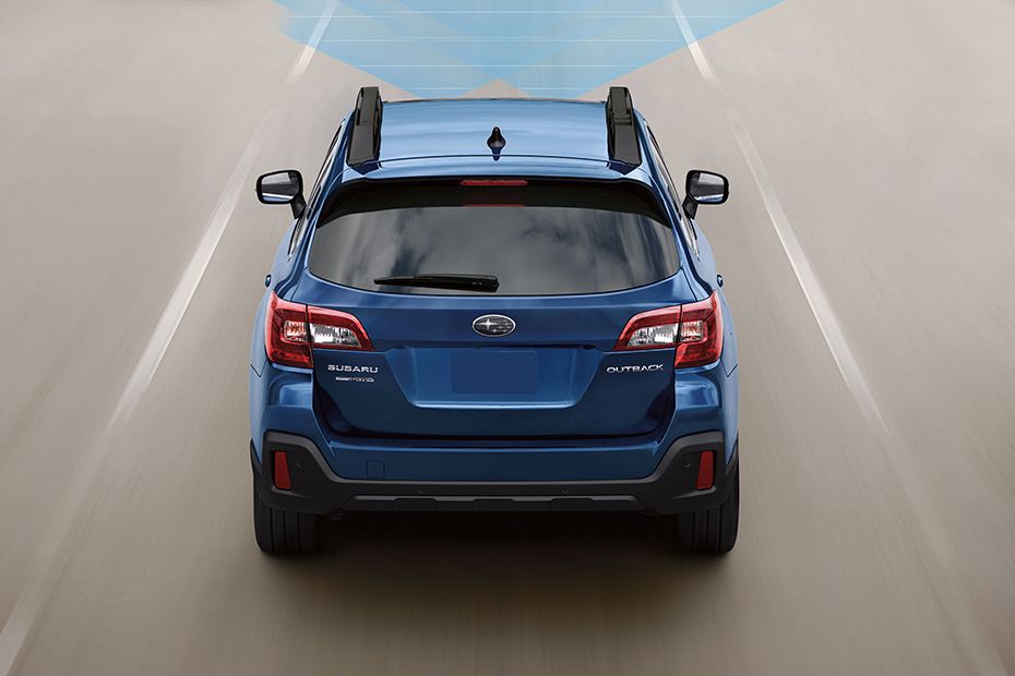 Full Rear View of Subaru Outback Full Rear View of Subaru Outback