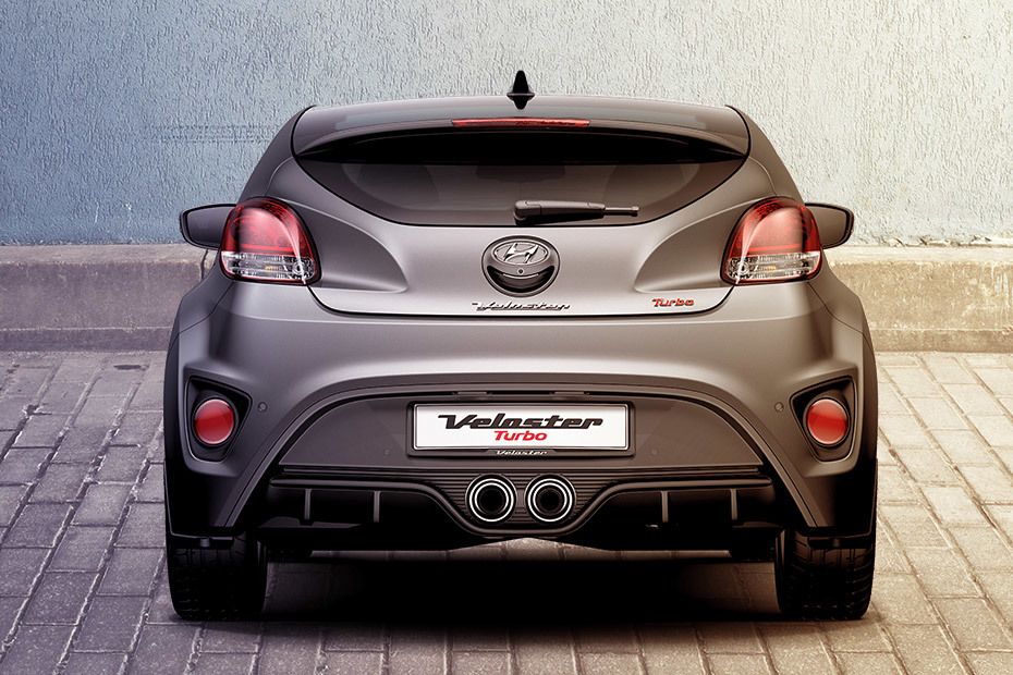 Full Rear View of Hyundai Veloster Turbo