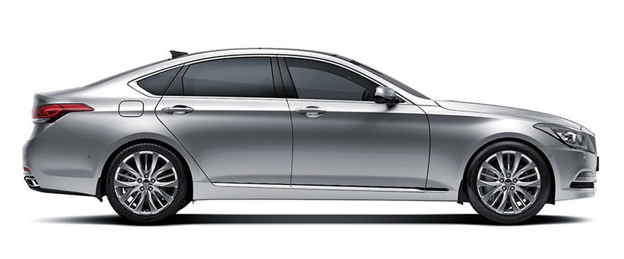 Hyundai Genesis Drivers Sideview Hyundai Genesis Drivers Sideview