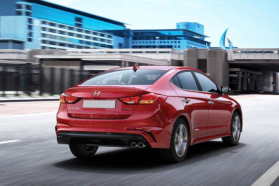 Elantra Sport Rear angle view Elantra Sport Rear angle view