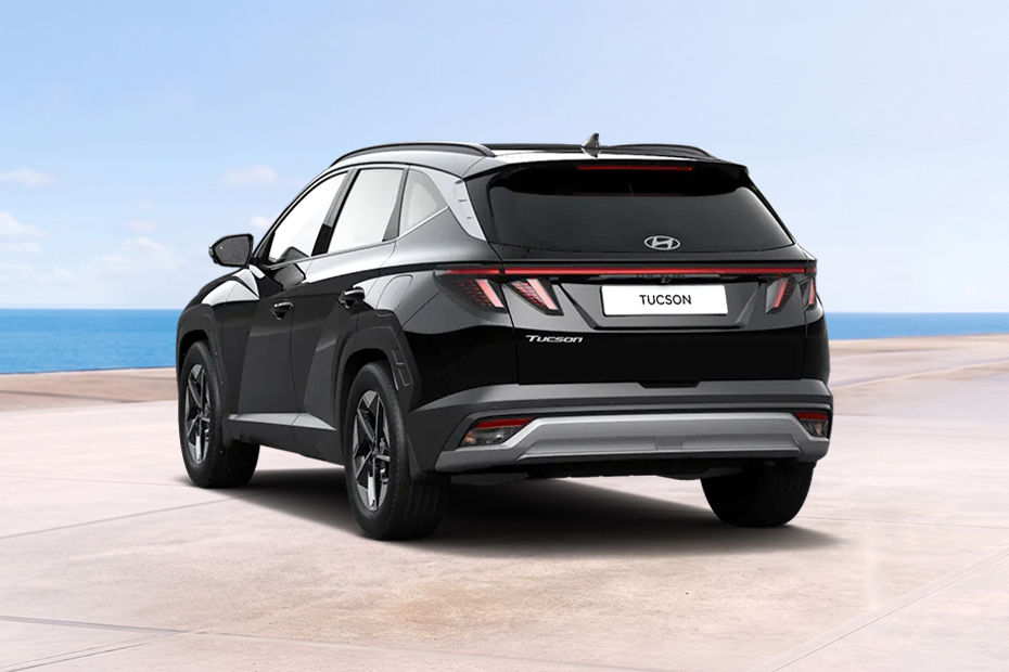 Rear Medium View of Hyundai Tucson Rear Medium View of Hyundai Tucson