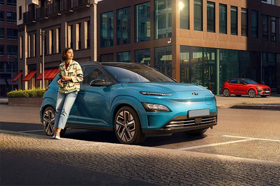 Hyundai Kona Electric Front Cross Side View Hyundai Kona Electric Front Cross Side View