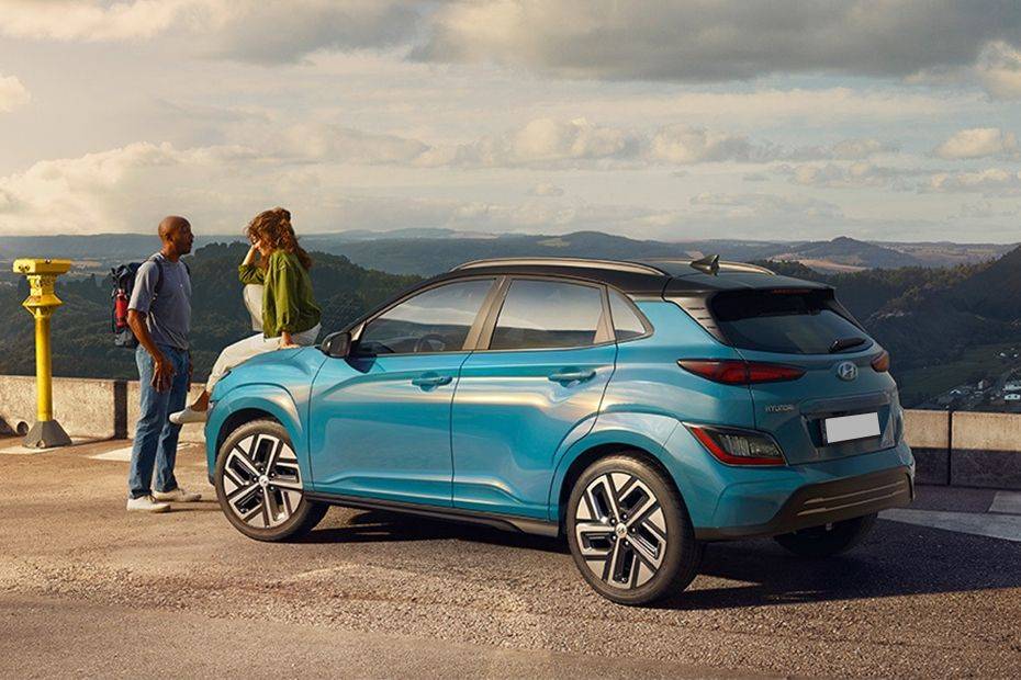 Rear Medium View of Hyundai Kona Electric Rear Medium View of Hyundai Kona Electric