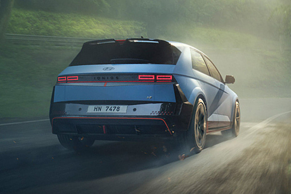 Ioniq 5 N Rear angle view
