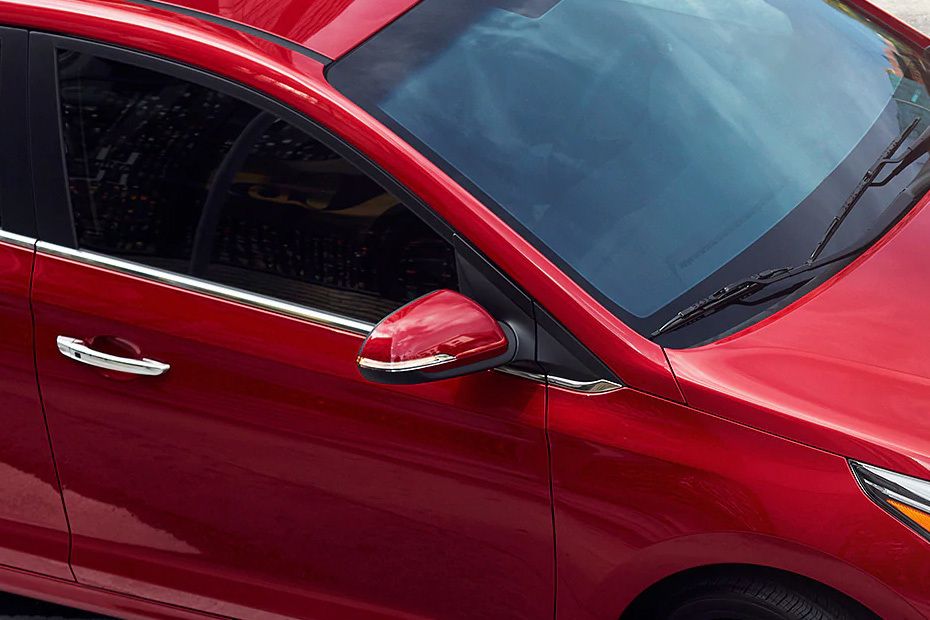 Hyundai Accent Drivers Side Mirror Front Angle