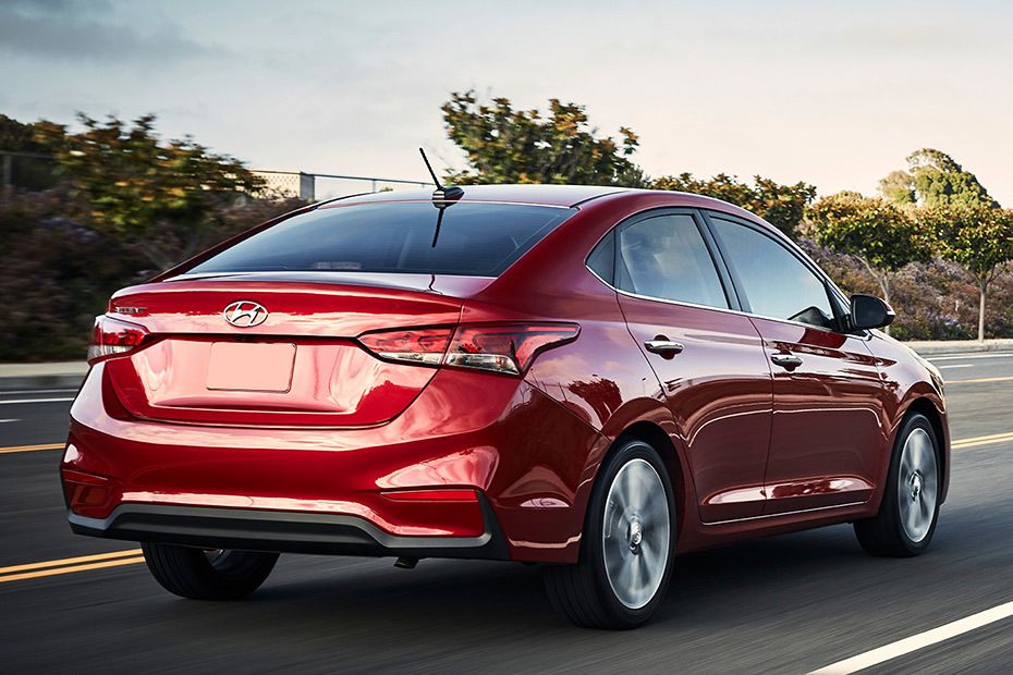 Accent Rear angle view