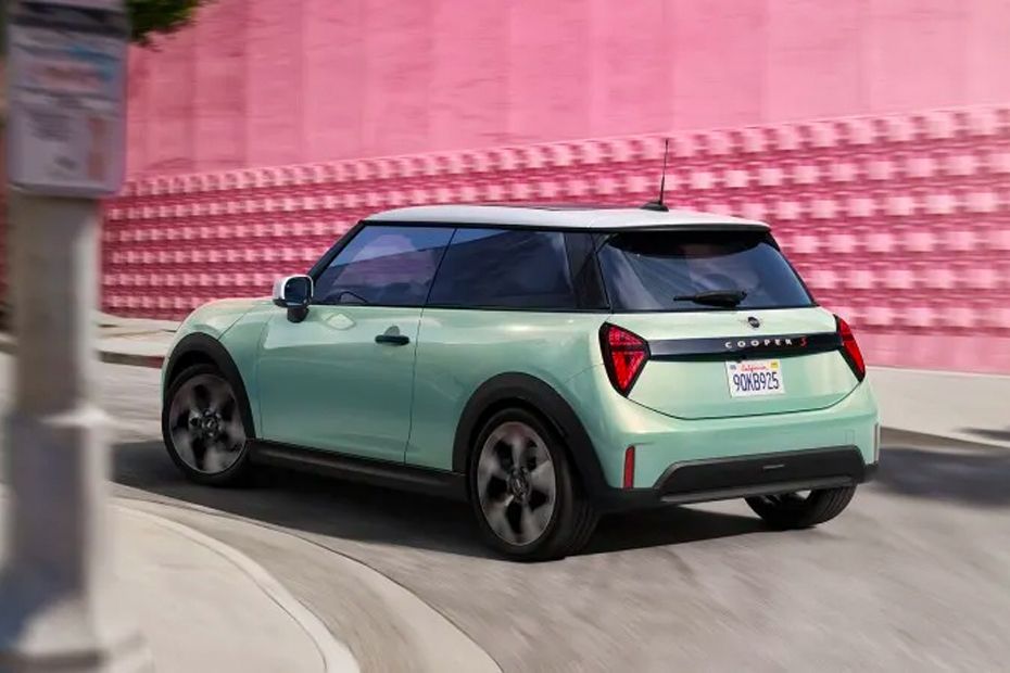 Rear Cross Side View of MINI 3 Door