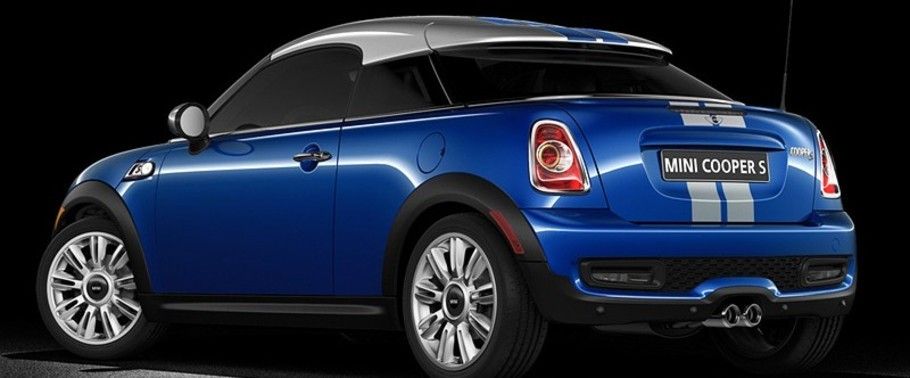 Rear Cross Side View of MINI Coupe