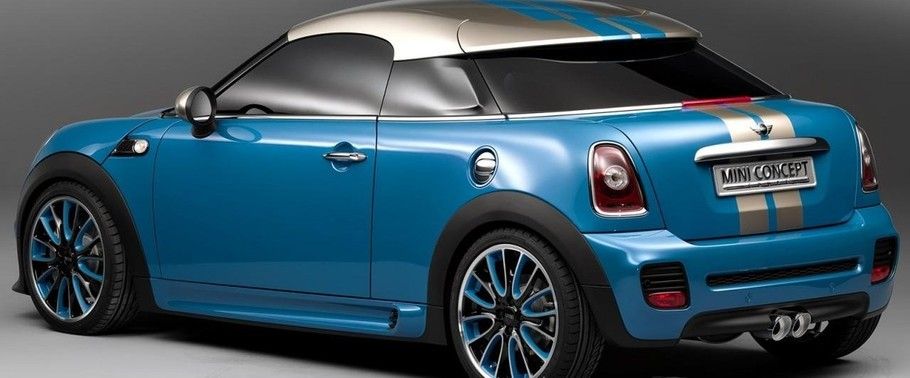 Rear Cross View of MINI Coupe