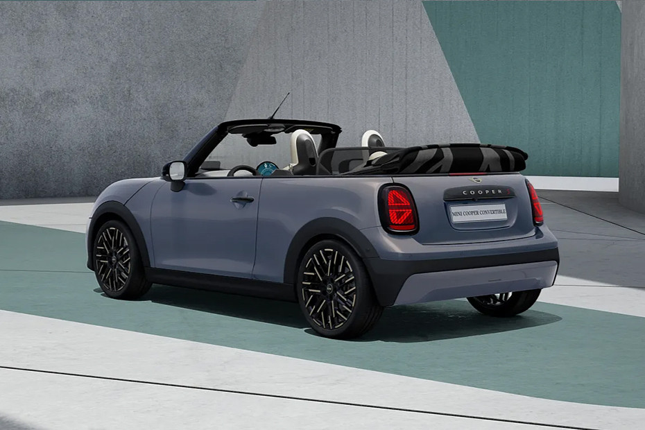 Rear Cross Side View of MINI Convertible